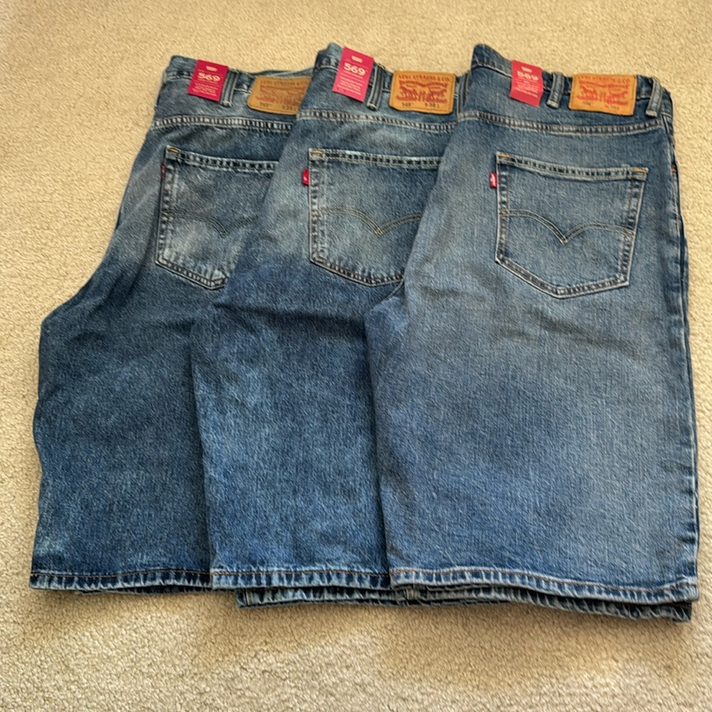 Levi's 569 loose straight Denim Shorts Set, NTW